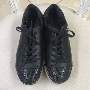 Kendall & Kylie leather flat espadrilles